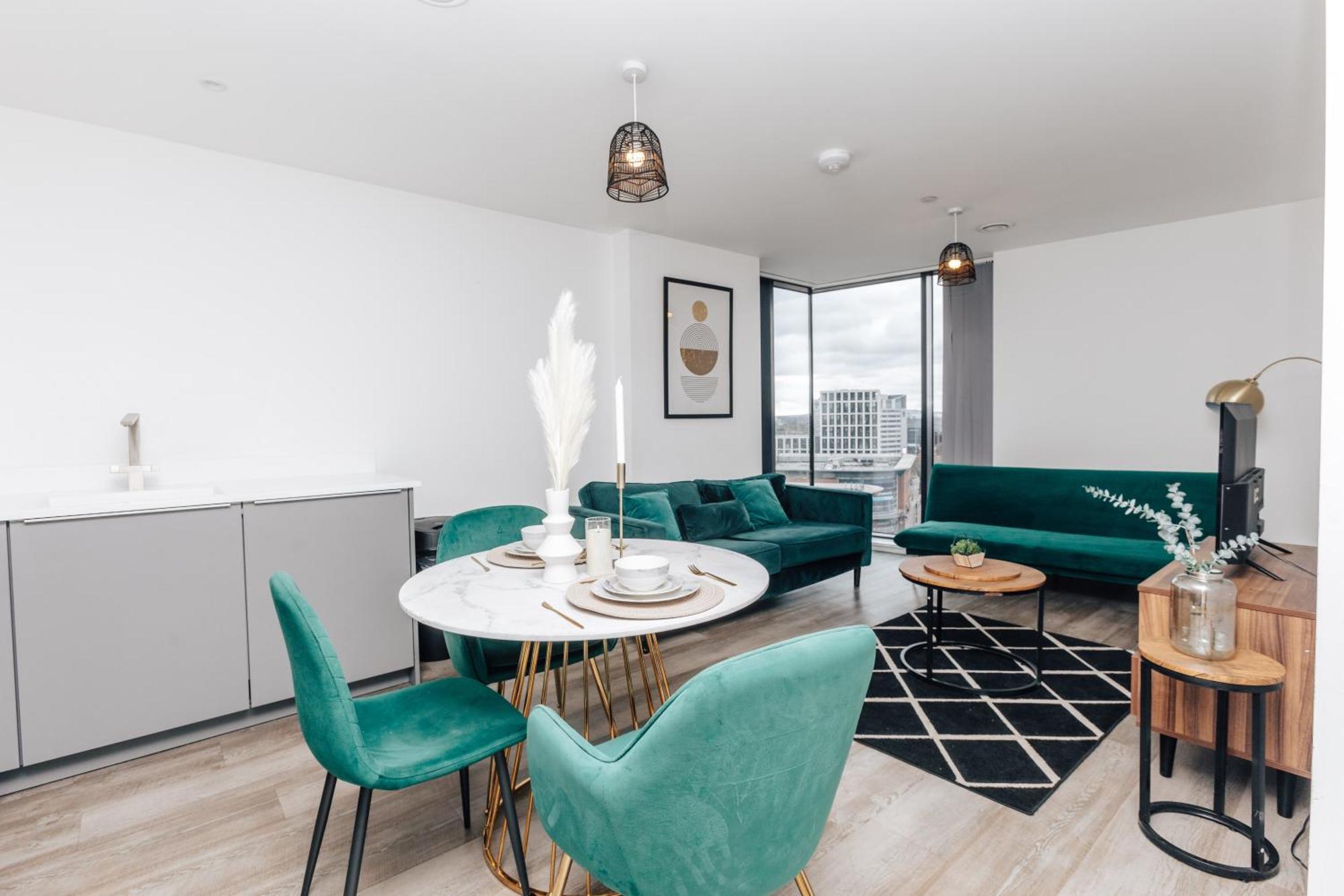 Luxury 2 Bedroom Apartment, Broad Street برمنغهام المظهر الخارجي الصورة