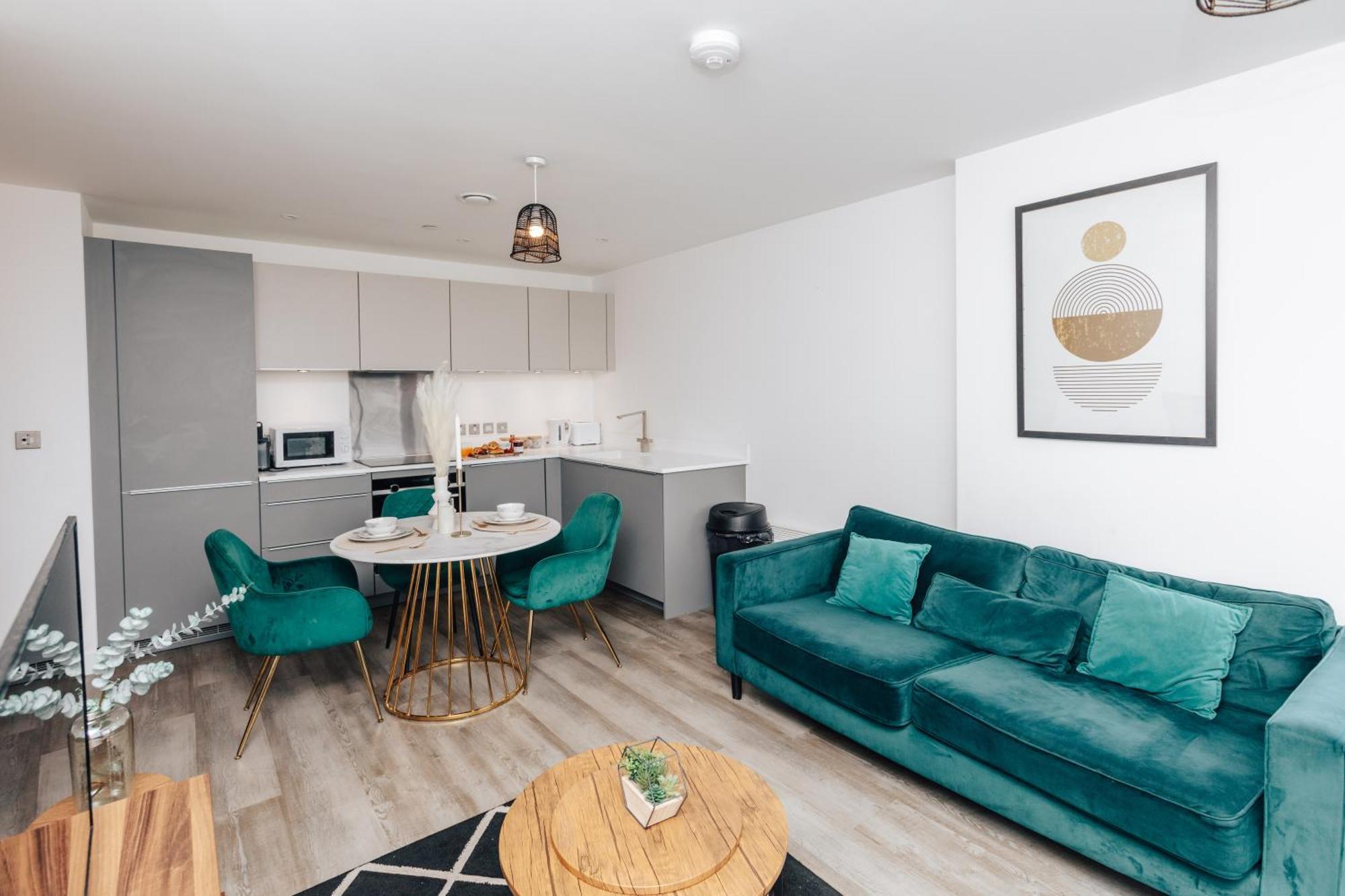 Luxury 2 Bedroom Apartment, Broad Street برمنغهام المظهر الخارجي الصورة